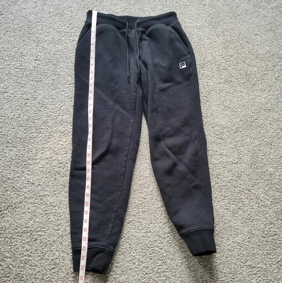 Black Drawstring Joggers | Size Small | Fila - Picture 3 of 5